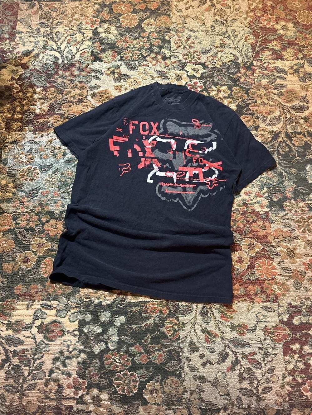 Fox Racing Y2K Graphic Logo T-Shirt Black